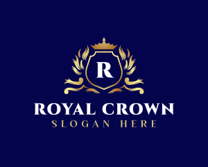 Crest Crown Shield logo