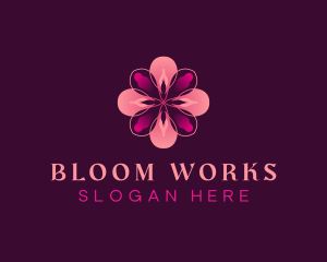 Flower Bloom Beauty logo design