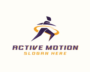 Athlete Marathon Runner logo