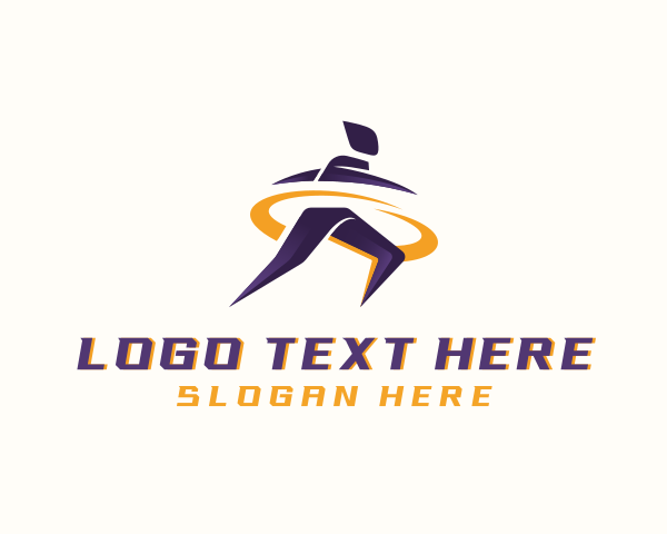 Runner logo example 3