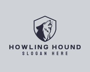 Gaming Wolf Shield logo design