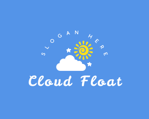 Summer Cloud Sun logo design