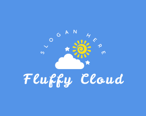 Summer Cloud Sun logo design