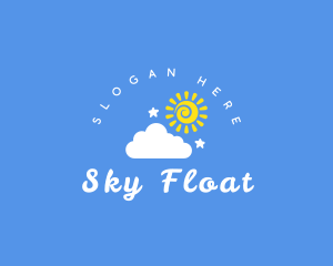 Summer Cloud Sun logo design