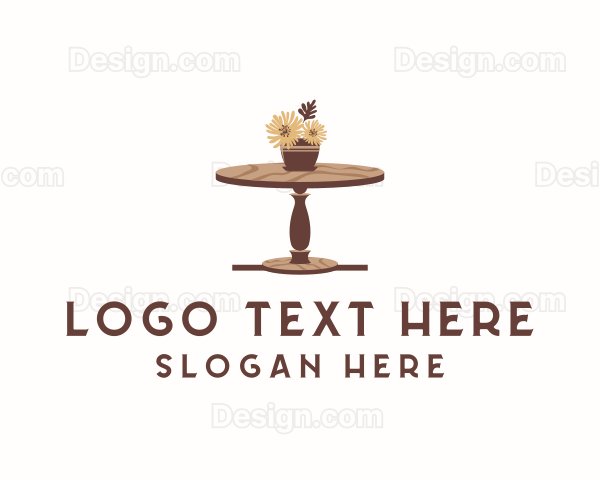 Flower Wood Table Logo