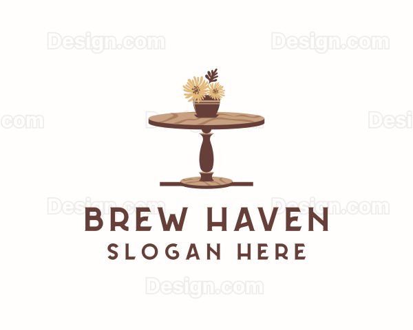 Flower Wood Table Logo