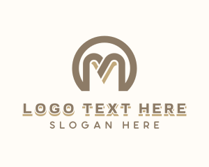 Business App Letter M logo