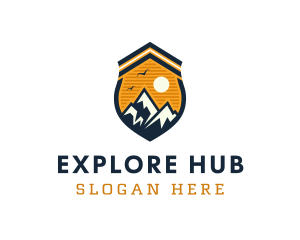 Mountain Explorer Peak logo design