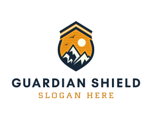 Mountain Explorer Shield logo design