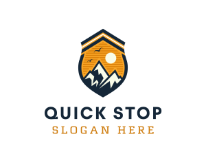 Mountain Explorer Shield logo design