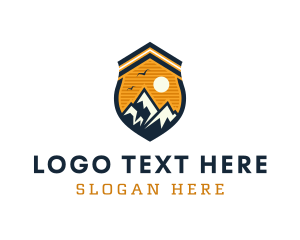 Mountain - Mountain Explorer Shield logo design
