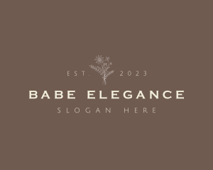 Elegant Luxe Bouquet logo design