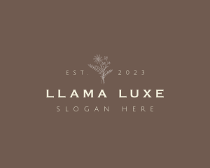 Elegant Luxe Bouquet logo design