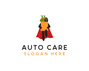 Grocery Hero Cape  logo design