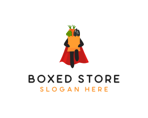 Grocery Hero Cape  logo design