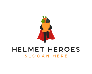 Grocery Hero Cape  logo design