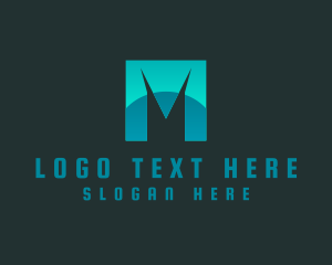 Modern Marketing Letter M logo