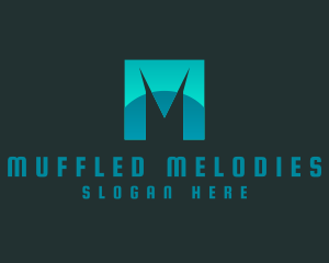 Modern Marketing Letter M logo design