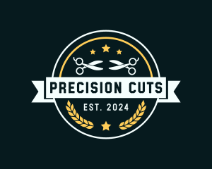 Scissors Barber Shop logo design