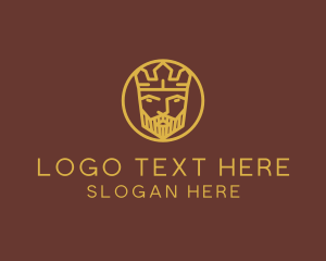 High Class - Gold King Crown logo design