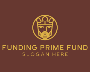 Gold King Crown logo design