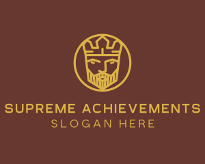 Gold King Crown logo design