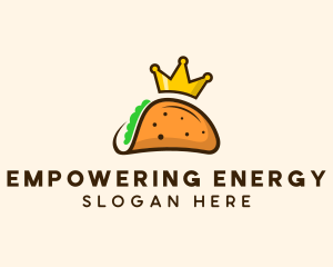 Mexican Taco King Crown logo design