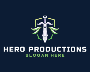 Hero Sword Weapon logo