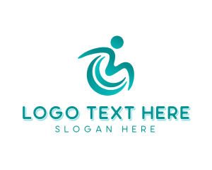 Wheelchair Disabled Person Logo