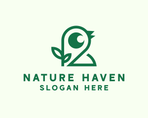 Nature Bird Watcher logo design