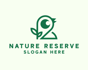 Nature Bird Watcher logo design