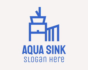 Bathroom Sink Table logo design