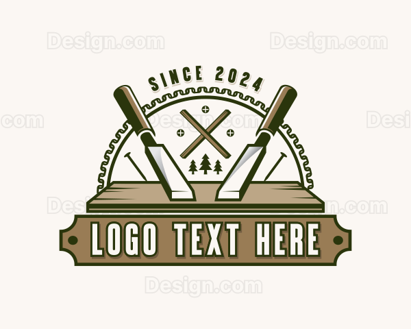 Industrial Wood Chisel Logo