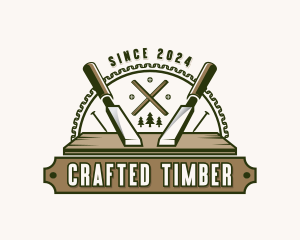 Industrial Wood Chisel logo design