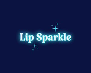 Whimsical Sparkle Neon logo design