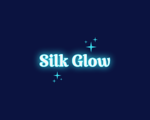 Whimsical Sparkle Neon logo design