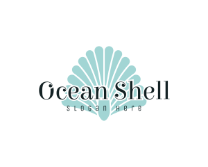 Seashell Clam Wordmark  logo design