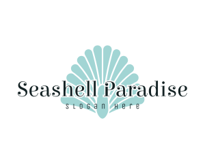 Seashell Clam Wordmark  logo