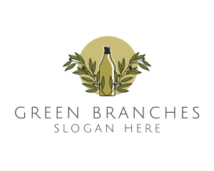 Olive Oil Bottle logo design