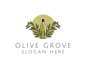 Olive Oil Bottle logo design