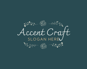 Elegant Minimal Craft logo design