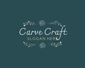 Elegant Minimal Craft logo design