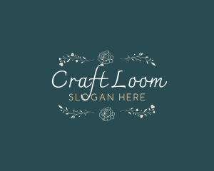 Elegant Minimal Craft logo design