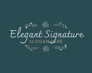 Elegant Minimal Craft logo design