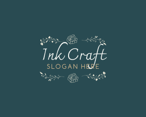 Elegant Minimal Craft logo design