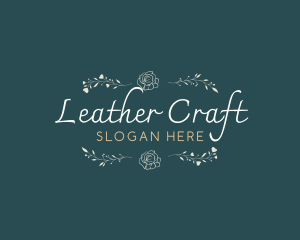 Elegant Minimal Craft logo design