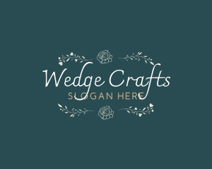 Elegant Minimal Craft logo design