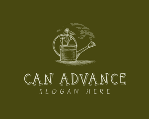 Floral Watering Can  logo