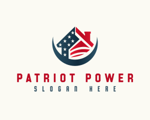 Patriotic Veteran Housing logo design