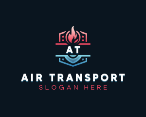 Air Condition HVAC logo design